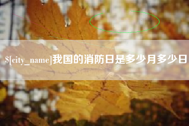 邢台我国的消防日是多少月多少日
