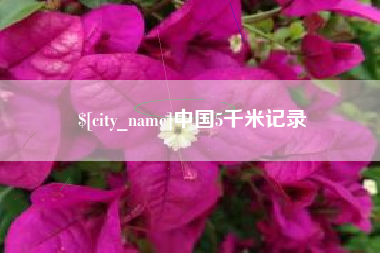 邢台中国5千米记录
