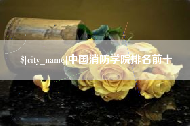 邢台中国消防学院排名前十