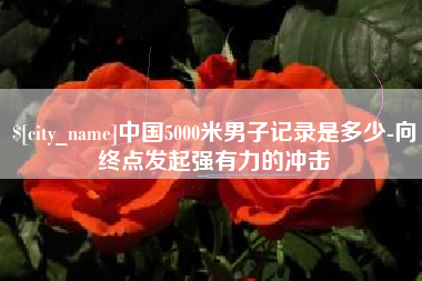 邢台中国5000米男子记录是多少-向终点发起强有力的冲击
