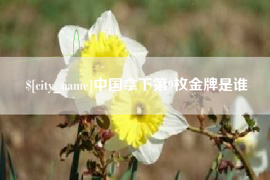 邢台中国拿下第9枚金牌是谁