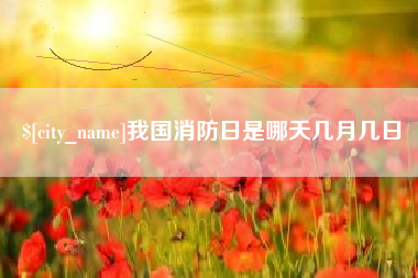 邢台我国消防日是哪天几月几日