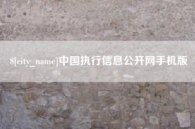 邢台中国执行信息公开网手机版