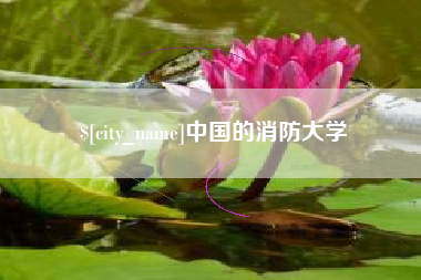 邢台中国的消防大学