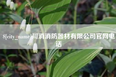 邢台川消消防器材有限公司官网电话