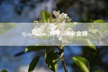 邢台男子5000米金牌