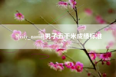 邢台男子五千米成绩标准