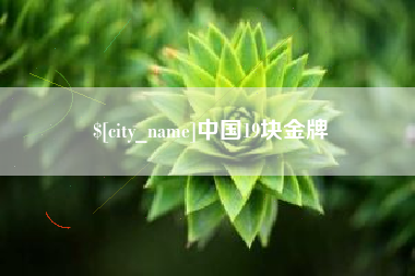 邢台中国19块金牌