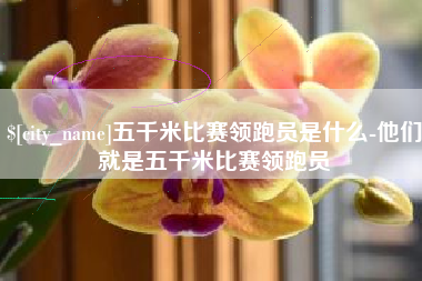 邢台五千米比赛领跑员是什么-他们就是五千米比赛领跑员