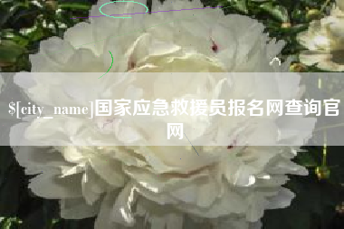 邢台国家应急救援员报名网查询官网