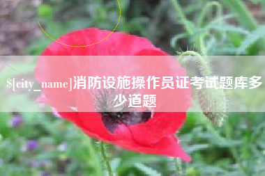 邢台消防设施操作员证考试题库多少道题
