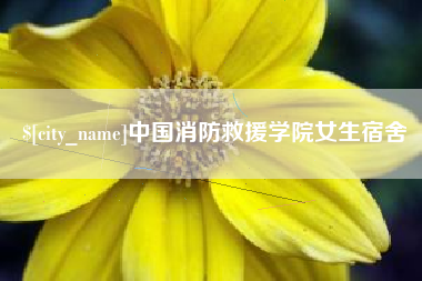 邢台中国消防救援学院女生宿舍